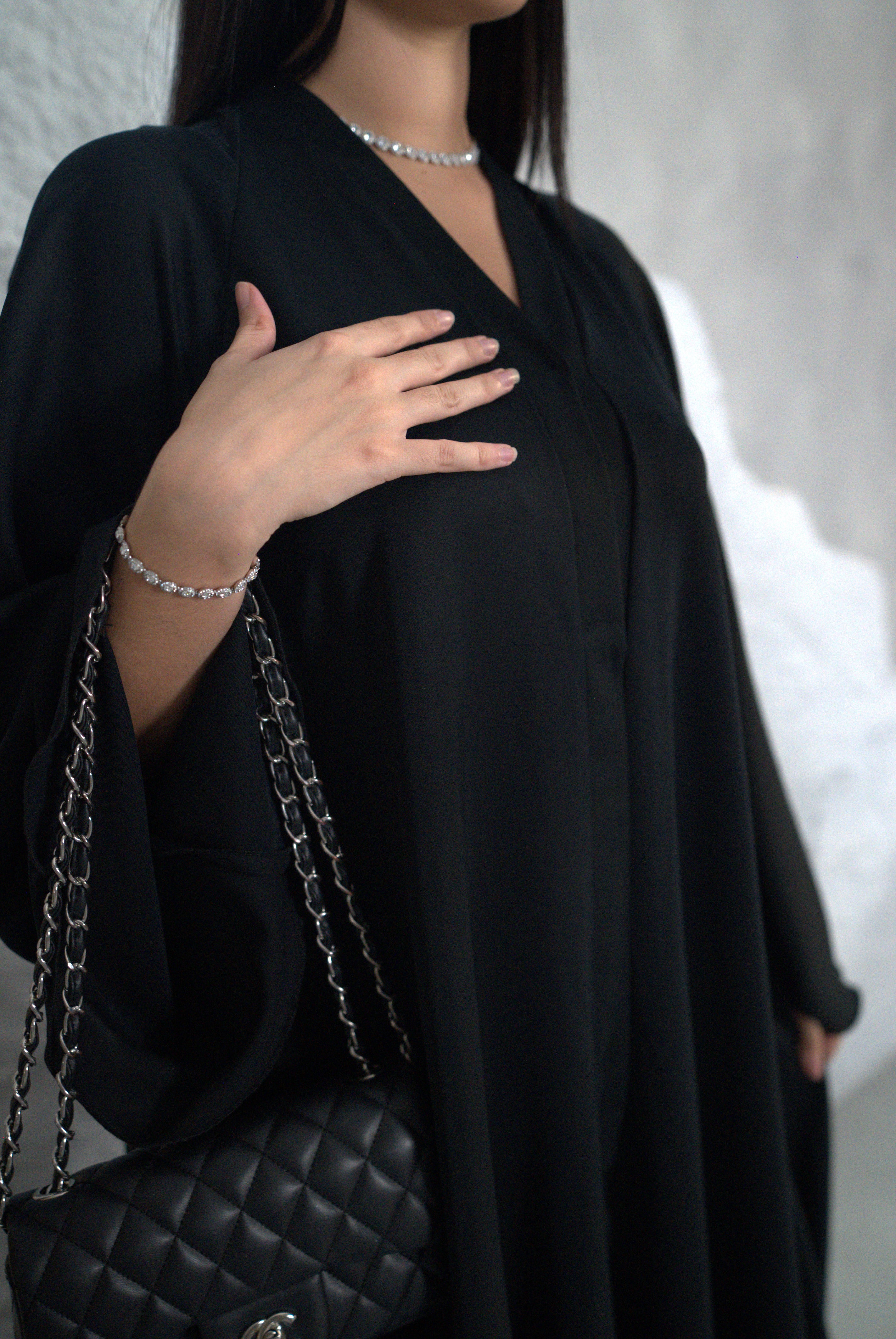 Abaya Yasmina noir