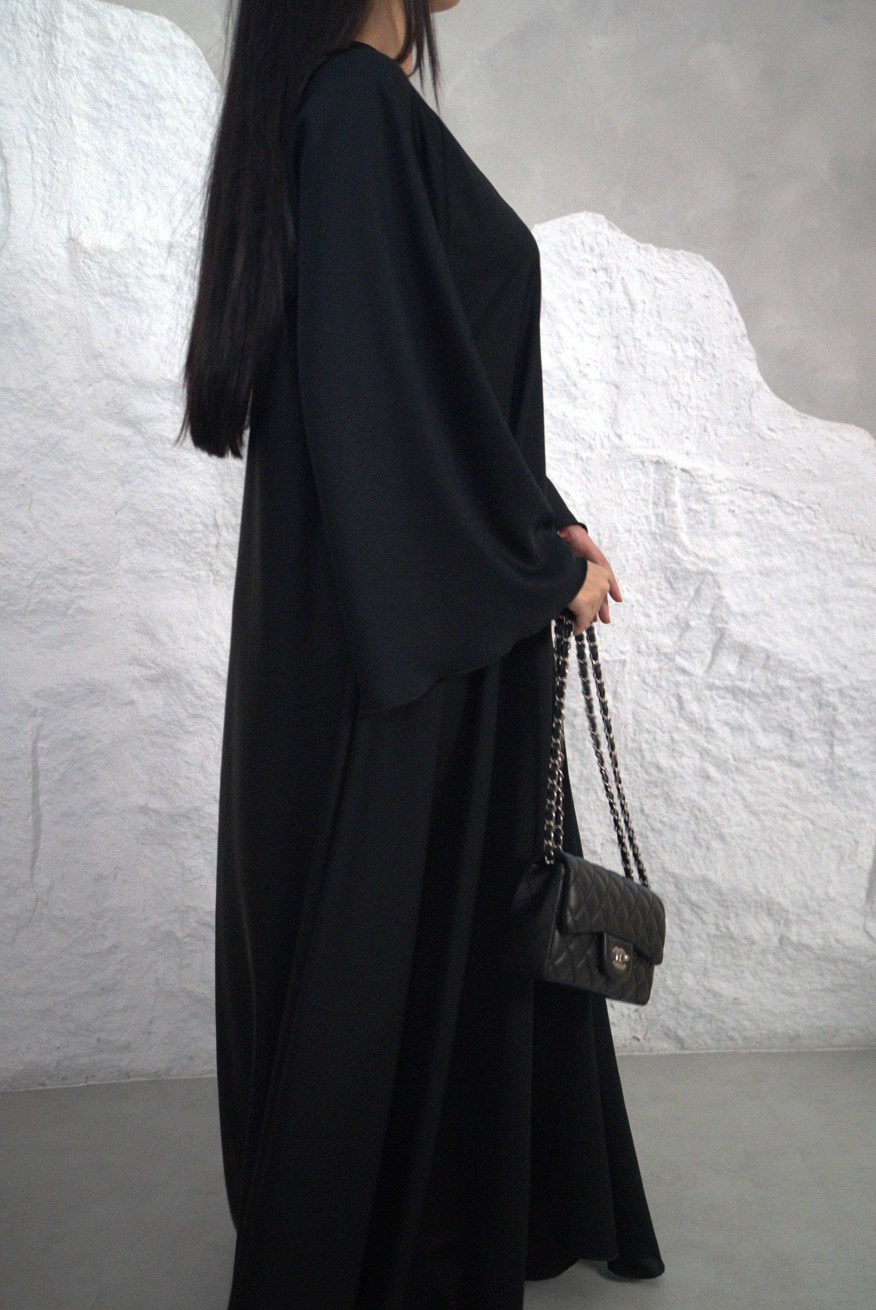 Abaya Yasmina noir